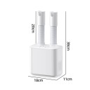 Secador elétrico de calçado e aquecedor de pés com secagem a ar quente e funcionamento silencioso para dois pares de sapatos com função de remoção de humidade e odor 2