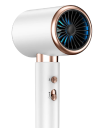 Sèche-cheveux avec turbine à grande vitesse 29 x 12,4 x 7,5 cm Sèche-cheveux silencieux avec lumière bleue Sèche-cheveux avec vitesse et température réglables 220 V 2400 W 3