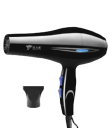 Sèche-cheveux ionique avec accessoire Sèche-cheveux avec vitesse réglable et contrôle de la température 800 W 24,5 x 28 x 4,5 cm 220 V 1
