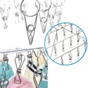 Sèche-linge suspendu en acier inoxydable 3