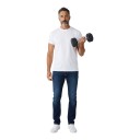 Sechseckige Kurzhanteln 6 kg 2 Stk 28,8 x 11,5 cm mit geriffeltem Griff schwarze und silberne Hanteln für das Training zu Hause und im Fitnessstudio 3