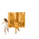 Security WiFi Camera 3 MP 110° Field of View 2.8 mm Lens H.264 H.265 Plastic White for Indoor Home Monitoring 2