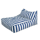 Sedací vak bez výplne vodoodolný poťah na naplnenie objem cca 540l 100 x 120 x 60 cm vonkajšie lehátko do bazéna, záhrady a na terasu 6