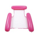 Sedia a dondolo da acqua 133 x 100 cm PVC Lettino gonfiabile con schienale e braccioli Sedia galleggiante per piscina per il relax 2