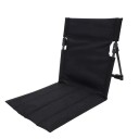 Sedia da campeggio pieghevole 51 x 24 cm Struttura triangolare stabile Tessuto Oxford Lega di alluminio Schienale imbottito Sedia 6
