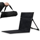 Sedia da campeggio pieghevole 51 x 24 cm Struttura triangolare stabile Tessuto Oxford Lega di alluminio Schienale imbottito Sedia 2