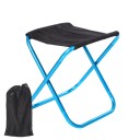 Sedia da campeggio pieghevole da esterno 26 x 24 x 22 cm Mini sgabello portatile con custodia in tessuto 25 x 15 cm Sgabello in lega 7