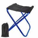 Sedia da campeggio pieghevole da esterno 26 x 24 x 22 cm Mini sgabello portatile con custodia in tessuto 25 x 15 cm Sgabello in lega 6