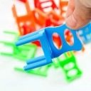 Sedia di equilibrio Gioco per bambini Mini sedia che cade 18 pz 6