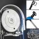 Segatrice a nastro portatile per metallo SucceBuy BS-85 motore 1000 W in rame puro taglio circolare 8,5 cm inclinabile da 0 a 45° blu per metallo legno e plastica 2
