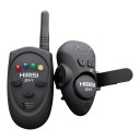 Segnalatore di abboccata wireless con ricevitore Raggio oltre 100 m Segnalazione acustica e luminosa 256 codici ABS Nero Per la pesca 3