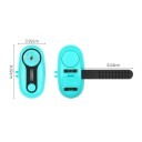 Segnalatore elettronico di abboccamento pesci con ruota rotante Luce LED Segnalazione acustica Per canna da pesca 12–35 mm 2