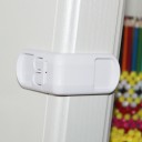 Segurança para cantos de portas de armários e gavetas de móveis Conjunto 5 pcs Forma angular para conectar a frente à lateral Plástico Dimensões 7,6 7