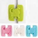 Segurança para móveis e geladeira 2 pcs Fecho infantil para portas de armários em forma de cão Material plástico Dimensões 6 x 6 cm 5