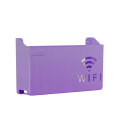 Seinäteline WiFi-reitittimelle 24,5 x 14 x 6 cm Modemille tarkoitettu säilytyslaatikko Johdon ja virtalähteen järjestäjä 16