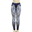 Seksowne damskie legginsy 3D ze skrzydłami 1