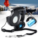 Selbstaufrollende Hundeleine mit Taschenlampe 4,5 m 1