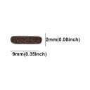 Selbstklebende Fenster- und Türdichtungen Profil I 9 x 2 mm Gesamtlänge 10 m EPDM-Gummi Schutz gegen Zugluft, Lärm und Insekten 6