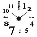 Selbstklebende Wanduhr G1705 schwarz