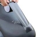 Selbstklebendes schwarzes Lederreparaturband 5x500 cm Starkes Klebeband zur Reparatur von Sofas, Autositzen, Handtaschen und Ledersitzen Wasserfester Flicken für Leder, Kunstleder oder Kunstleder 1