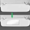 Self-Adhesive Rectangular Polished Car Mirror 15 × 8 cm from Stainless Steel Smooth Surface Rounded Corners Easy Installation Universal Use 3