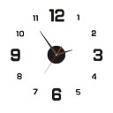Self-Adhesive Wall Clock 3D Acrylic Modern Design Glowing and Coloured Variants Frameless Silent Operation Suitable for Living Room and Office 2