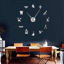 Self-Adhesive Wall Clock G1704 5