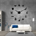 Self-Adhesive Wall Clock G1704 6