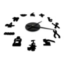 Self-Adhesive Wall Clock G1704 7