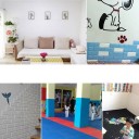 Self-adhesive Wall Wallpaper 70 x 77 cm 12 pcs 2