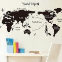 Self-Adhesive World Map Decoration 8