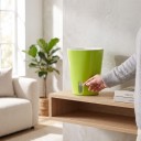Self-Watering Flower Pot 11.5 cm With Water Level Window and Cotton Wick Plastic PP For Herbs and Small Plants 5
