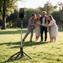 Selfie-Stick mit Stativ 1,7 m mit Bluetooth-Fernbedienung Drehbarer Handyhalter 360° Gewinde 1/4 Edelstahl Schwarz für Fotos und Videos 2