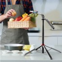 Selfie tijă cu trepied Ulanzi MA09 1,74 m cu telecomandă Bluetooth 10 m Trepied cu patru picioare Cap cu bilă 360° Suport pentru telefon Negru 5