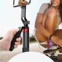 Selfie tyč so statívom Ulanzi MA09 1,74 m s Bluetooth ovládačom 10 m Štvornohý statív Guľová hlava 360° Držiak telefónu Čierna 3