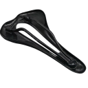Sella in carbonio per bicicletta 27,5 x 14,5 cm Sella leggera per ciclismo su strada e mountain bike Design sportivo ergonomico 4