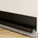 Sello de cepillo para puertas Tira autoadhesiva 100 cm Ancho 30 mm Cepillo extraíble Protección contra corrientes de aire, ruido e insectos 3