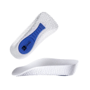 Semelles de chaussures 2,5 cm Couleur neutre Augmentation de la taille Amortissement des chocs Réduction de la pression Soulagement du talon Marche confortable Adaptées à toutes les chaussures 3