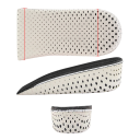 Semelles de chaussures 5 cm Semelles orthopédiques noires rehaussantes pour augmenter la hauteur Coussins en gel pour le confort de marche Sport Chaussures Semelles 3