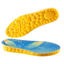 Semelles de chaussures de couleur neutre Semelles orthopédiques souples avec amortissement du choc Confort lors de la marche Matériau respirant Taille universelle 5