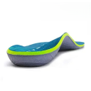 Semelles en gel bleues Semelles orthopédiques pour le soutien de la voûte plantaire Soulagement de la douleur aux pieds Marche confortable Amortissement des chocs Matériau respirant 2