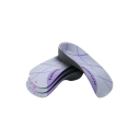 Semelles en gel ergonomiques Couleur violette Rembourrage doux et confortable Réduction de la pression Absorption des chocs Support de la voûte 3