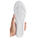 Semelles en mousse blanches de 3,5 cm Élévation de la stature Amorti doux Absorption des chocs Surface respirante Marche confortable Ajustement de la taille des chaussures 3