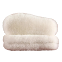 Semelles en peluche d'hiver Couleur blanche Semelles douces et isolées pour le confort et la chaleur Semelles universelles amovibles pour chaussures d'hiver 2