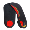 Semelles orthopédiques en mousse noires Amortissement Support de la voûte Matériau respirant Confort lors de la marche et de la station debout 1