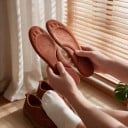 Semelles thermiques en mousse à mémoire 2 paires Semelles d'hiver chauffantes avec soutien de la voûte plantaire Semelles massantes 5