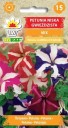 Semena nízké hvězdicovité petunie Mix, balení cca 800 ks, Petunia multiflora F2 hybrid pro záhon, truhlík i balkon 2