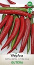 Semena pálivé chilli papriky Gutera, balení cca 85 ks, štíhlé červené plody pro pěstování ve skleníku, na balkoně i v zahradě 2