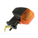 Semnalizatoare pentru motocicletă pentru Kawasaki KLE 250 KLE 400 KLE 500 ZXR250 ZXR400 ZXR750 ZRX1100 ZRX1200 Capac portocaliu Corp negru 2 buc 5
