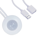Sensore di movimento a infrarossi 4,5 cm con angolo di 180° USB maschio e femmina per distributore automatico d'acqua per gatti con ventosa 2